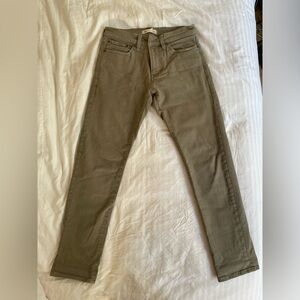 Madewell 29 x 30 Slim Green Jeans
